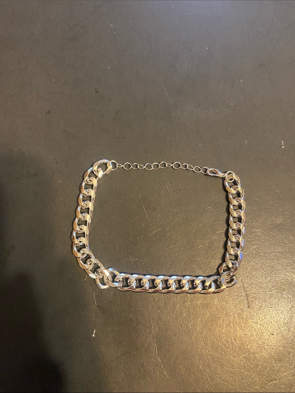 Chunky Silver Chain Bracelet